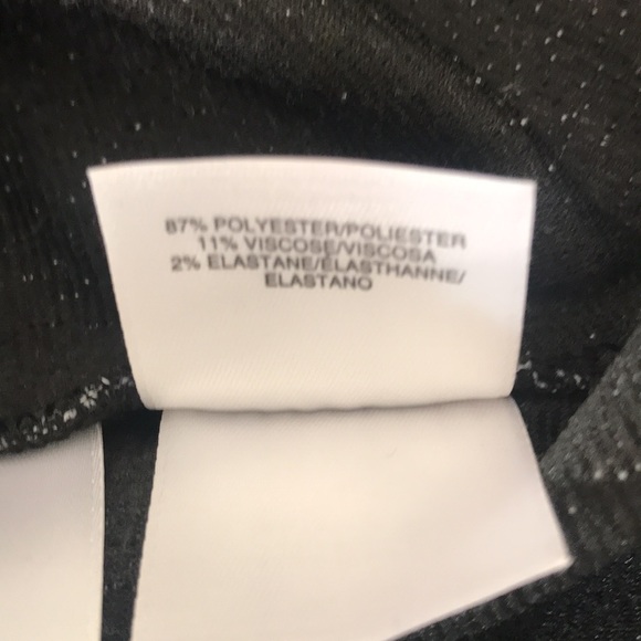 Nine West Long Sleeve Black/Ivory Top Size Small - Picture 6 of 6